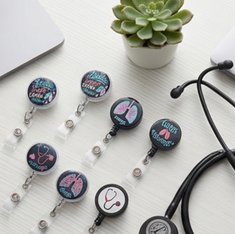 Respiratory Therapist Badge Reel | Custom RT Badge Reel | Respiratory Therapy Gift