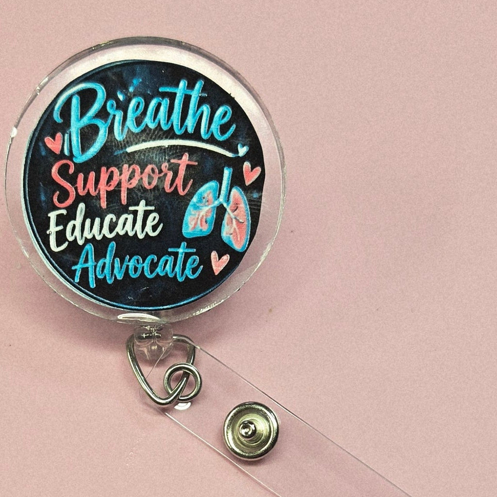 Respiratory Therapist Badge Reel | Custom RT Badge Reel | Respiratory Therapy Gift