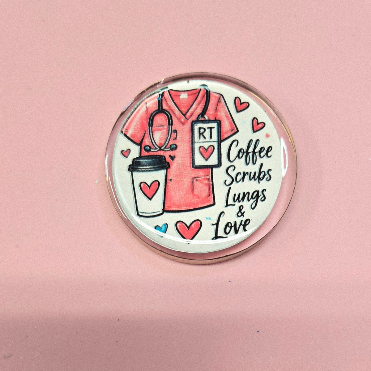 Respiratory Therapist Badge Reel | Custom RT Badge Reel | Respiratory Therapy Gift