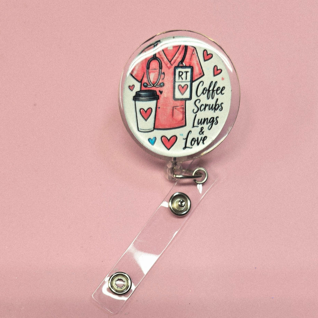 Respiratory Therapist Badge Reel | Custom RT Badge Reel | Respiratory Therapy Gift
