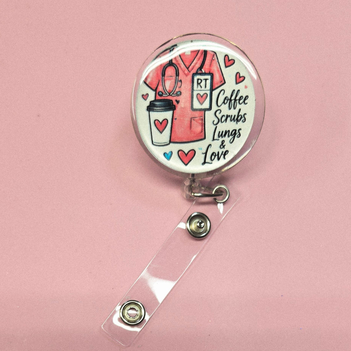 Respiratory Therapist Badge Reel | Custom RT Badge Reel | Respiratory Therapy Gift