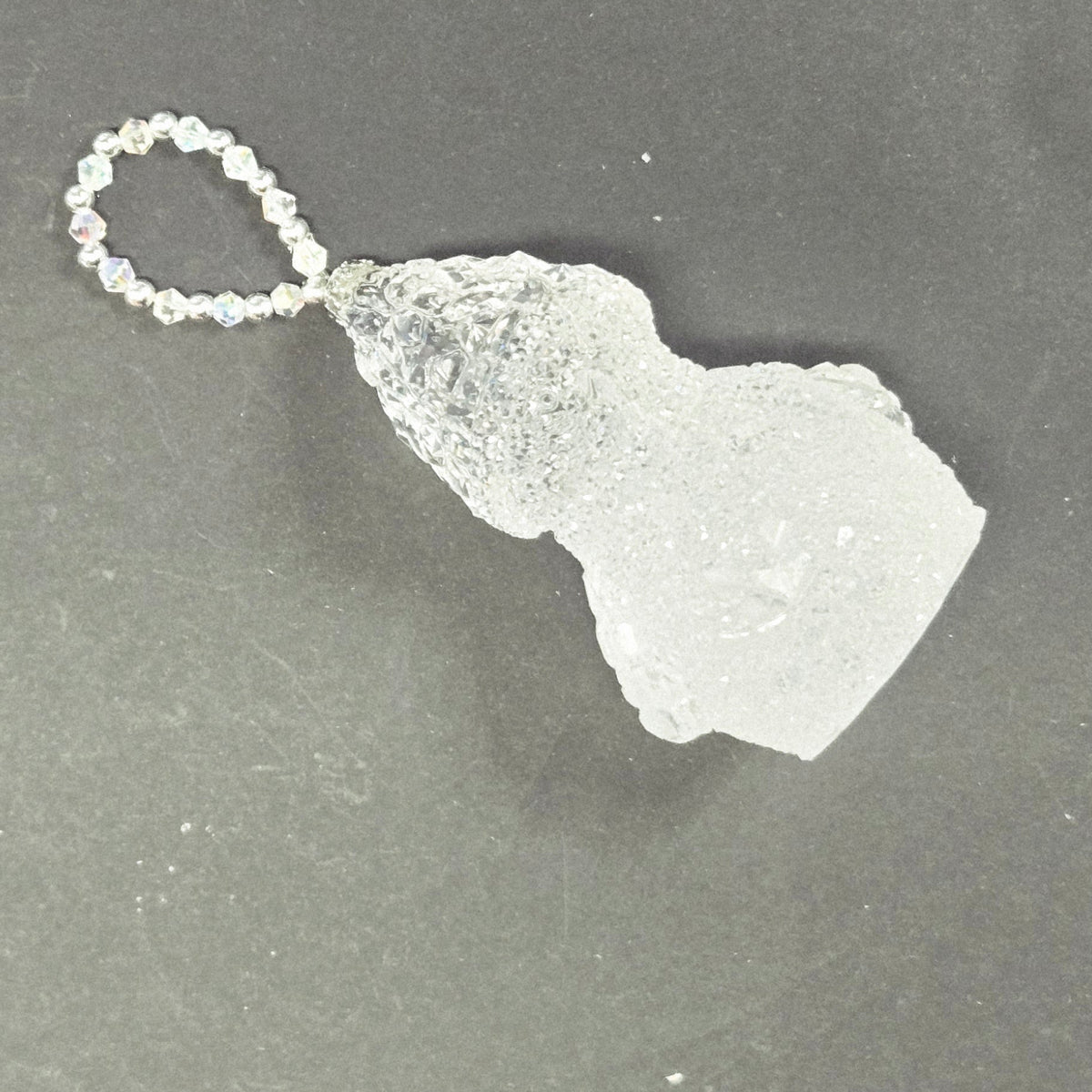 Diamond Cut Snowman | Handmade Resin Christmas Snowman Décor | Sparkling Holiday Decoration