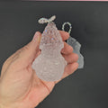 Diamond Cut Snowman | Handmade Resin Christmas Snowman Décor | Sparkling Holiday Decoration